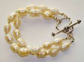 Double Pearl Bracelet - Item #1275-B