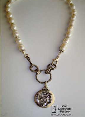 Trojan Pearl Necklace - Item #1270-P