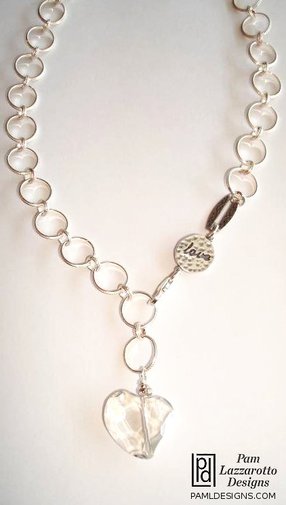 L' Amour - Sterling Silver Necklace - Item #1180-P