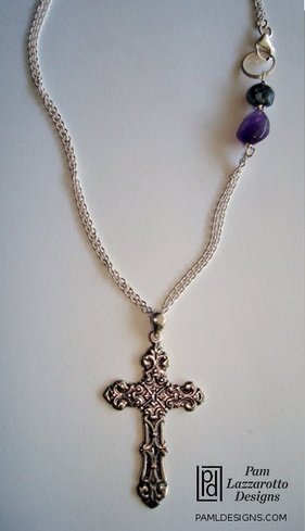 Renaissance Cross Necklace - Item #1343
